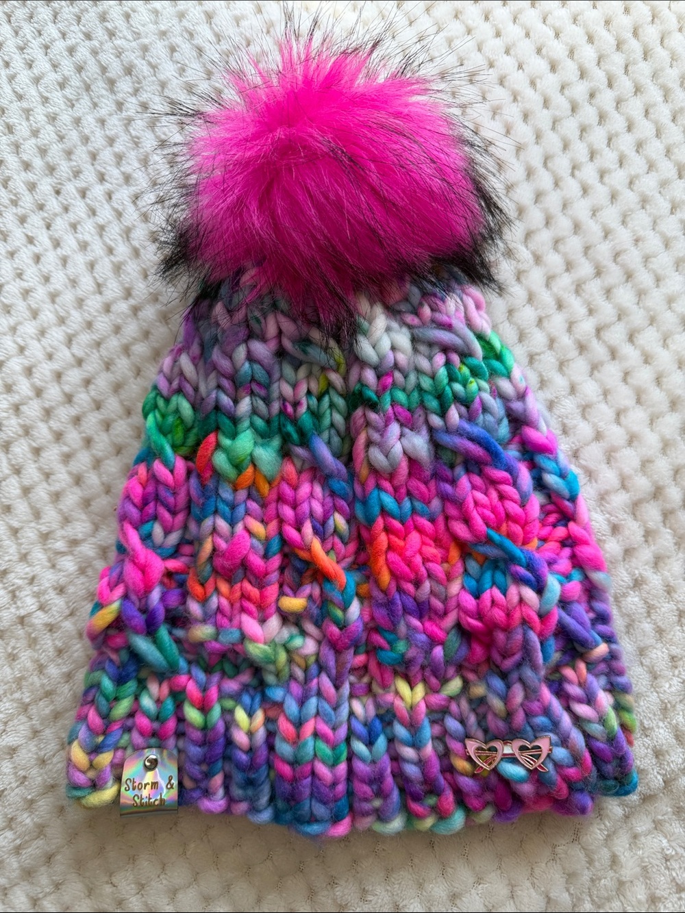 Rainbow Cable Beanie